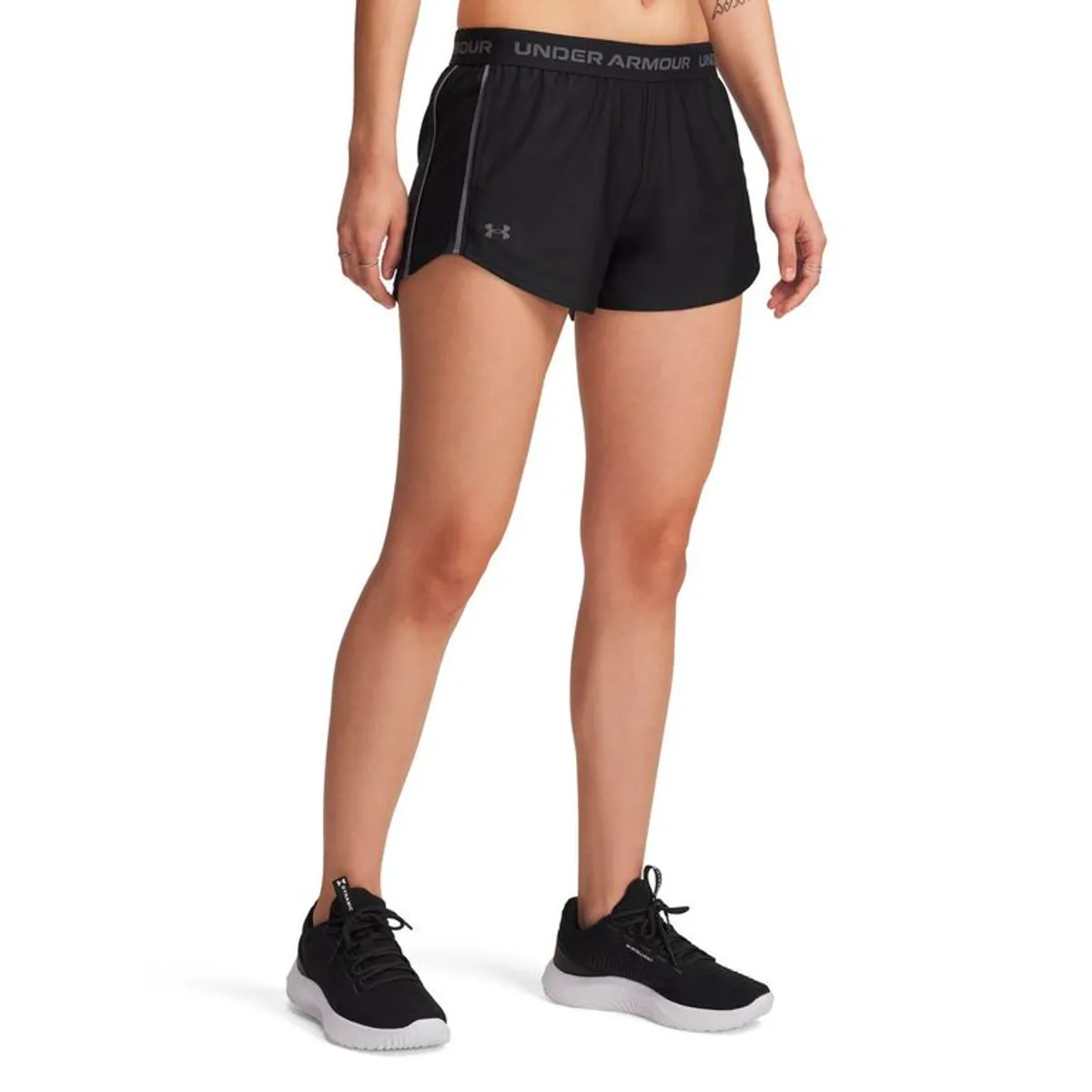 UNDER ARMOUR - Short Training para mujer Tech Play Up negro UNDER ARMOUR