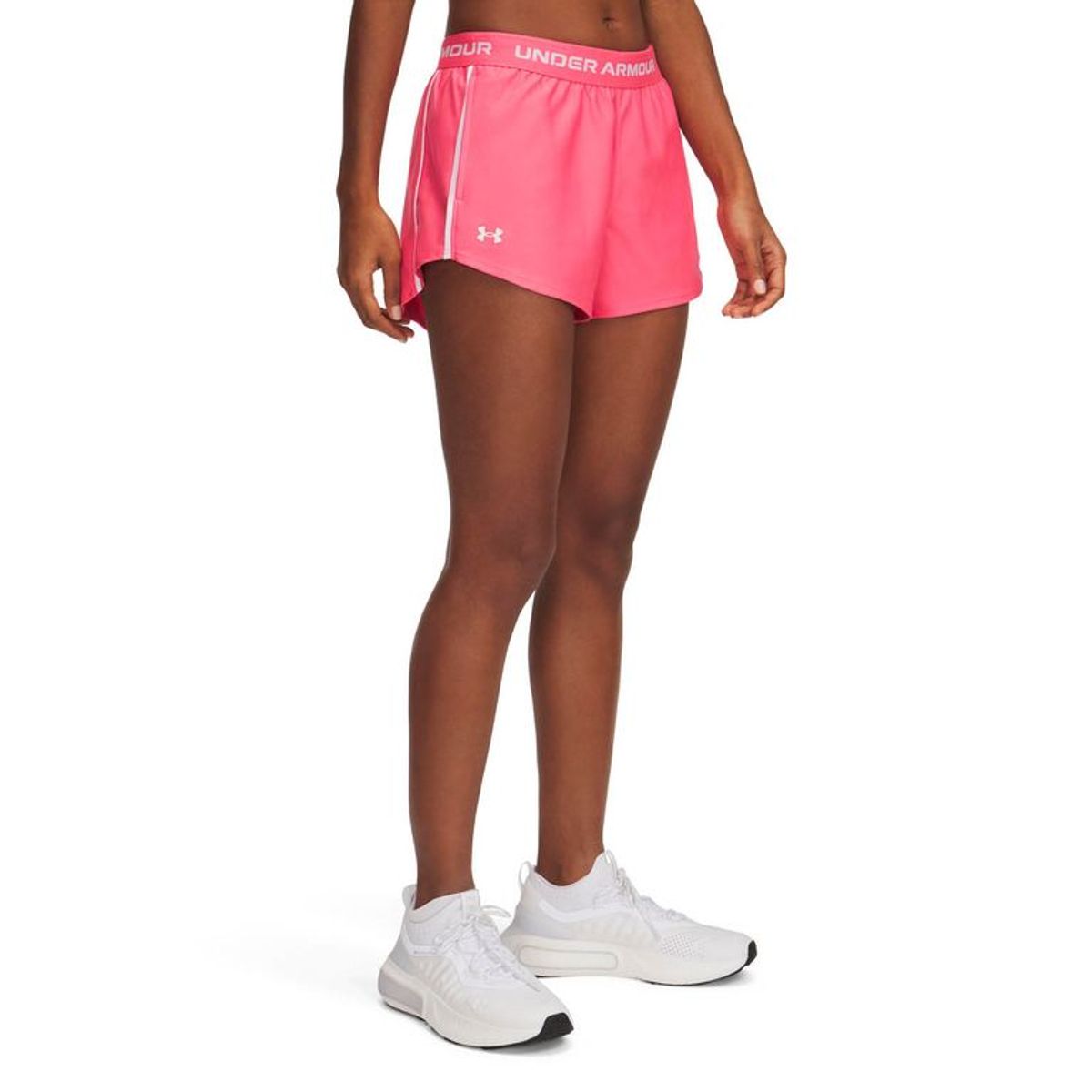 UNDER ARMOUR - Short Training para mujer Tech Play Up rosado UNDER ARMOUR