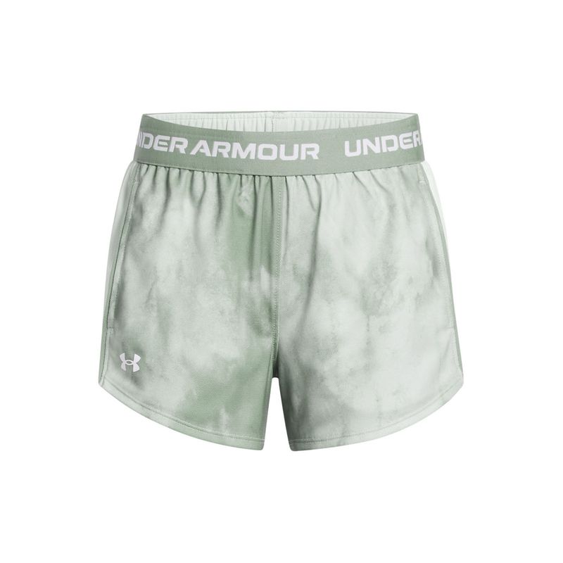 UNDER ARMOUR - Short Ua Tech Play Up Printed Verde Para Niña UNDER ARMOUR
