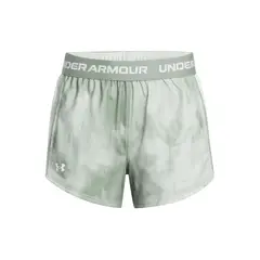 UNDER ARMOUR - Short Ua Tech Play Up Printed Verde Para Niña