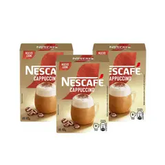 NESCAFE - Pack 3 Cajas Café Nescafé Instantáneo Cappuccino 112g x3
