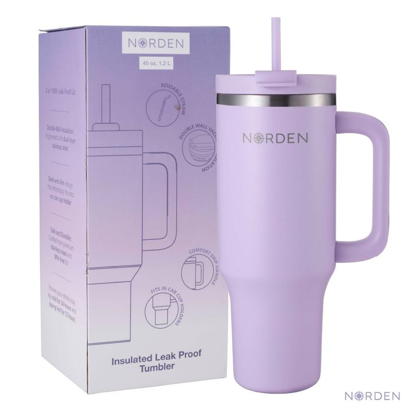 GENERICO - Botella Térmica Tumbler Leak-proof Inoxidable 1200ml Norden
