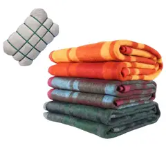 GENERICO - Fardo Lote 10 Frazadas Térmicas 1 Plaza y Media