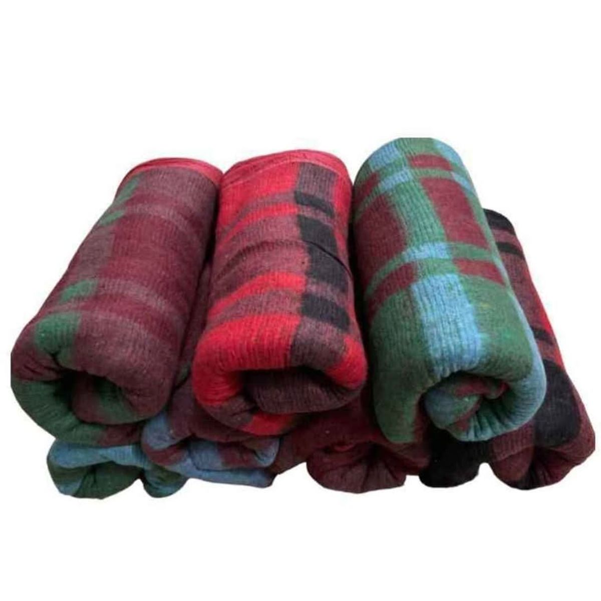 GENERICO - Fardo Lote 10 Frazadas Térmicas 1 Plaza y Media