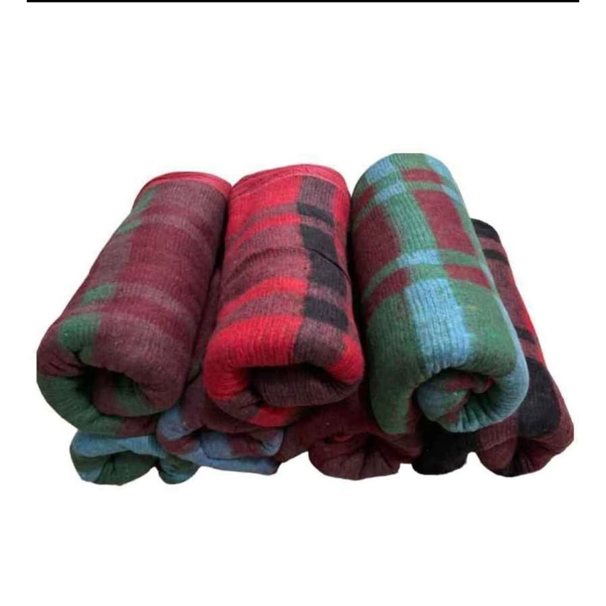 GENERICO - Fardo Lote 10 Frazadas Térmicas 1 Plaza y Media