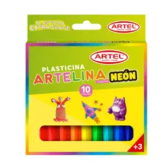 ARTEL - Plasticina Artelina Neón 10 Unidades
