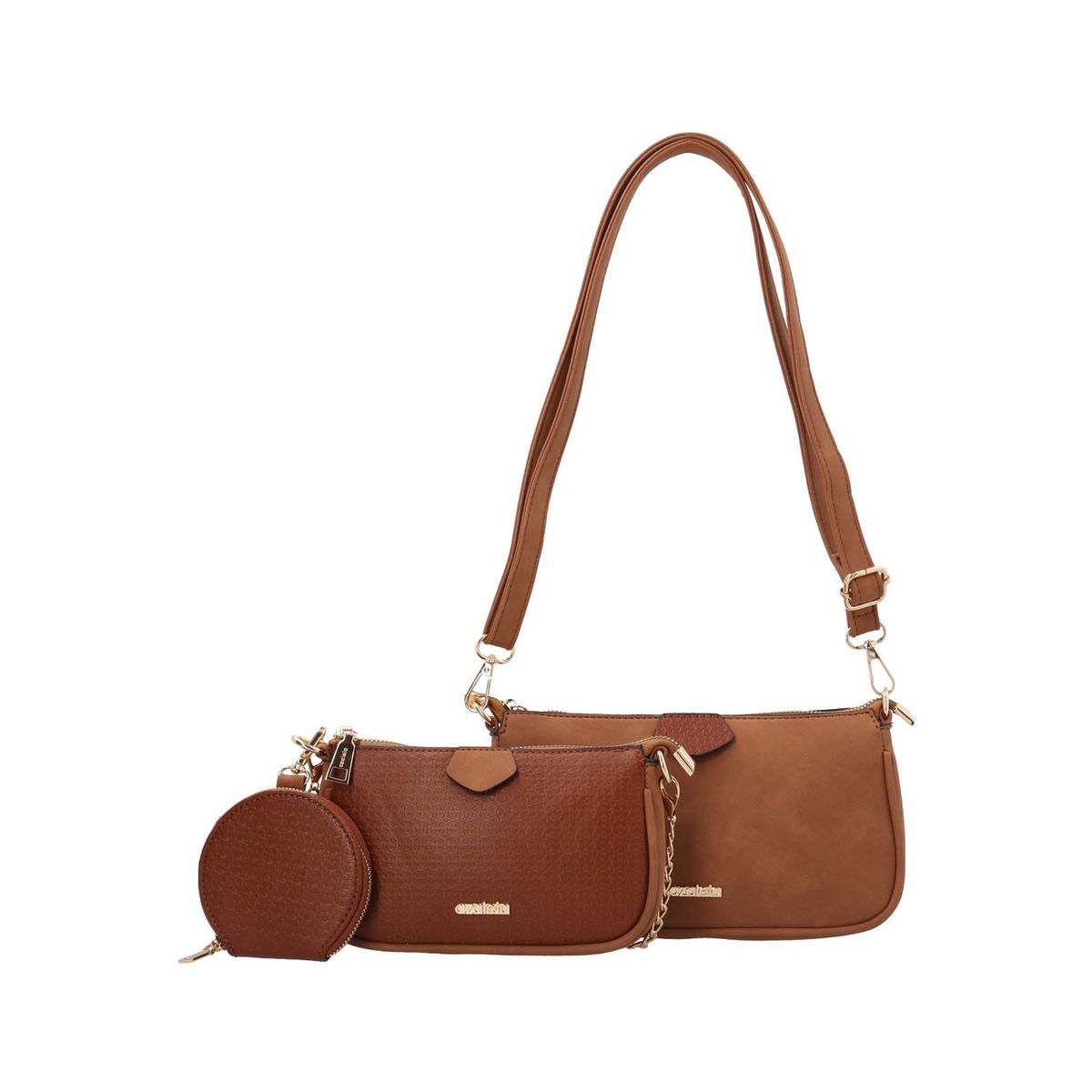 AZALEIA - Cartera convertible Mili Bag Mujer Café AZALEIA