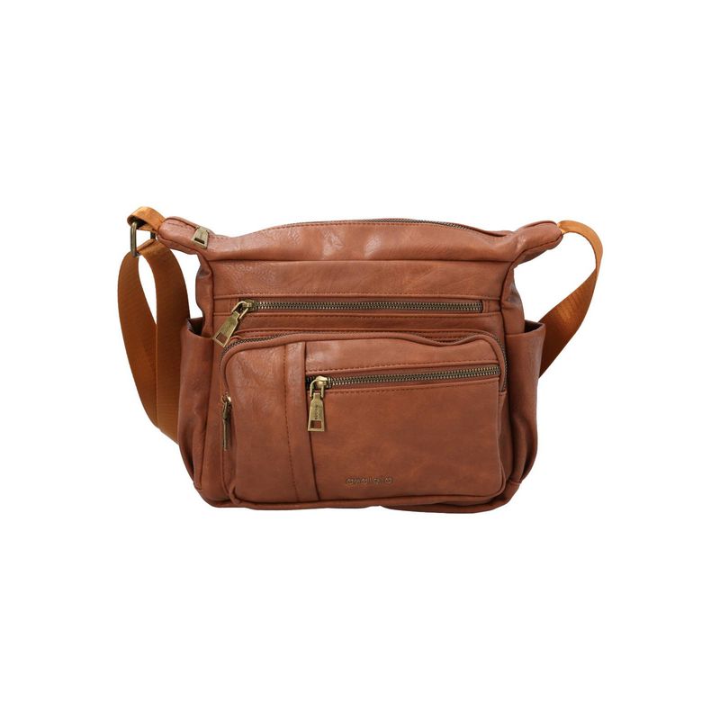 AZALEIA - Carteras Monza Cross Mujer Café AZALEIA
