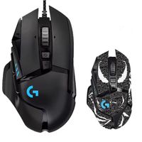 Mouse Gamer G502 Hero Y Pegatinas antideslizantes -Negro