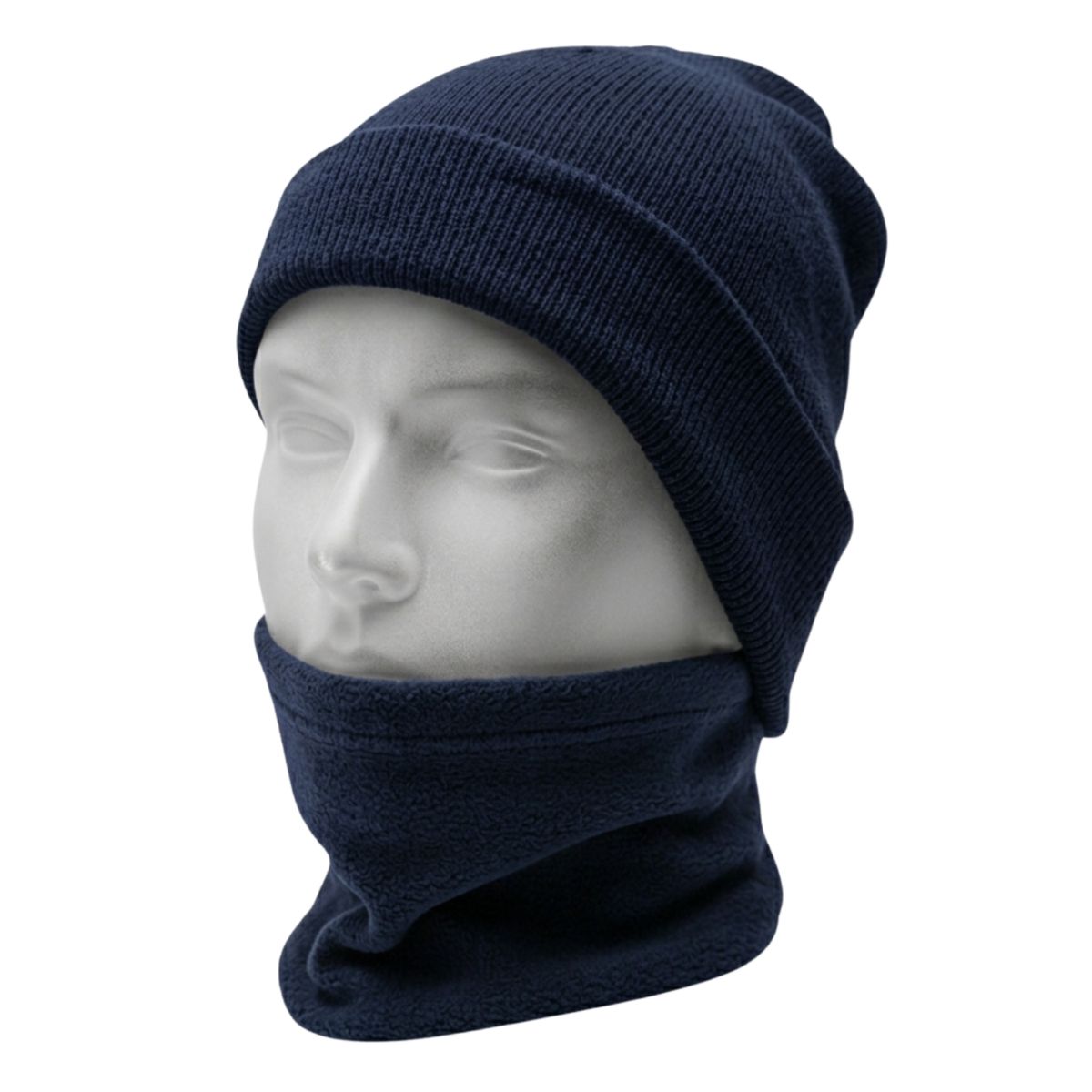 EKOL TACTICA MILITAR - Conjunto Térmico Invierno Gorro Polar Unisex + Cuello