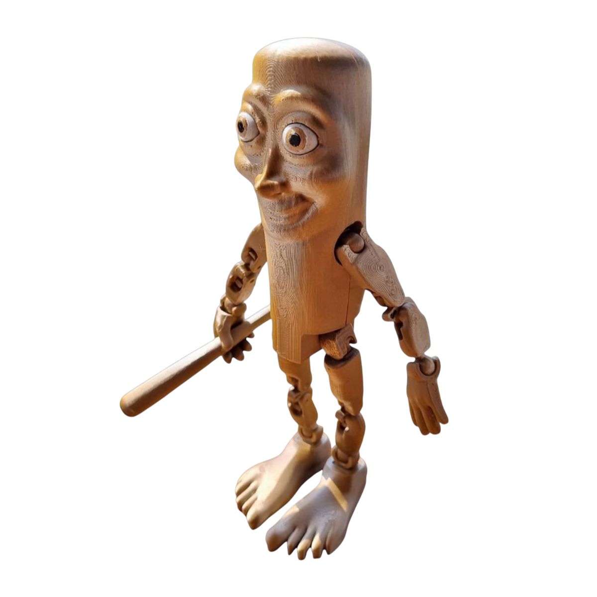 GENERICO - Tung Tung Tung Sahur figura articulada 3D