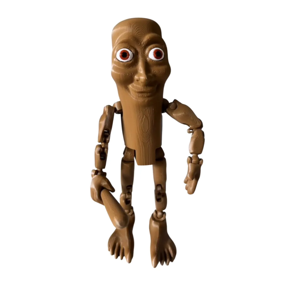 GENERICO - Tung Tung Tung Sahur figura articulada 3D