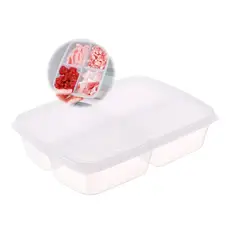 GENERICO - Taper Contenedor Comida Organizador Cocina 4 Compartimientos