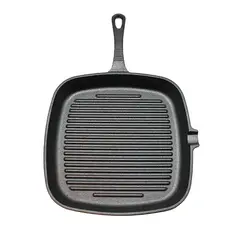 WAYU - Sarten Cuadrado Iron Cast Color Negro