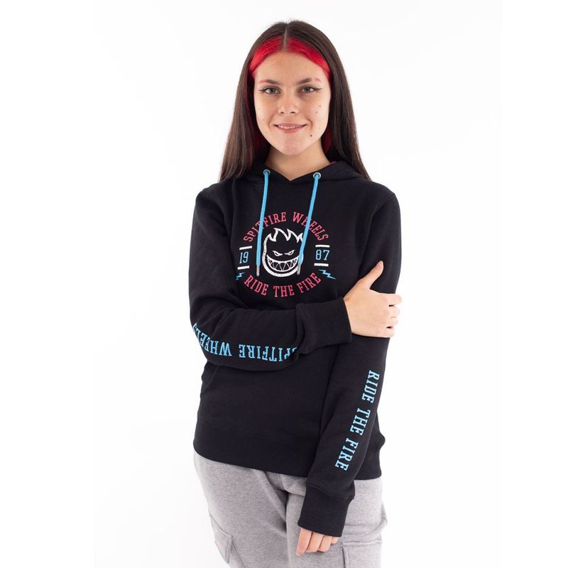 SPITFIRE - Polerón Hoodie Mujer Spitfire Fucsia