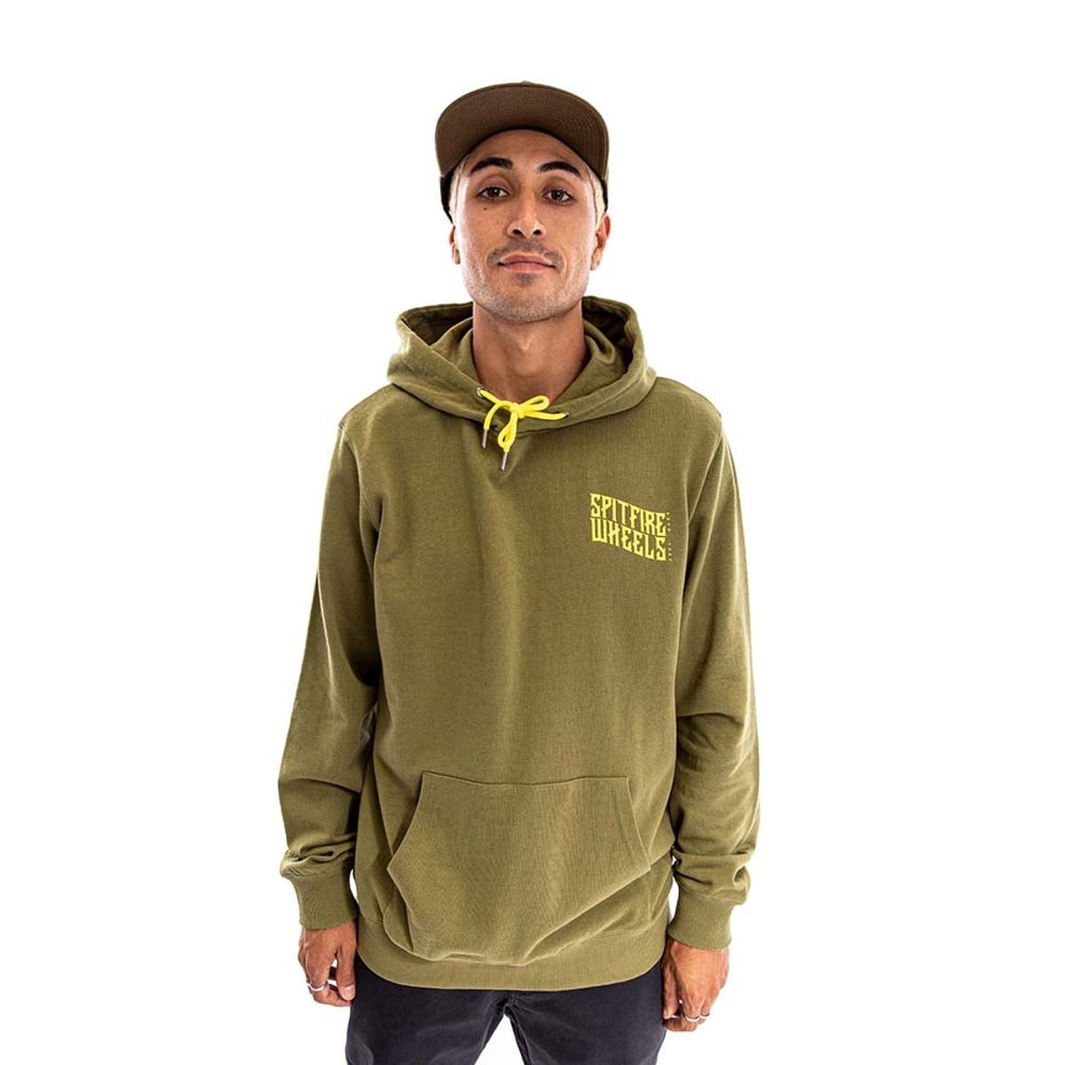 SPITFIRE - Polerón Hoodie Hombre Spitfire Oliva