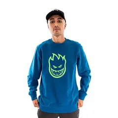 SPITFIRE - Polerón Crew Hombre Azul