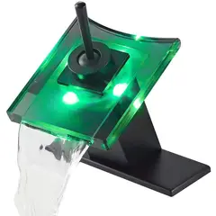 PUREPOWER - Grifo estilo cascada con LED de 3 colores.