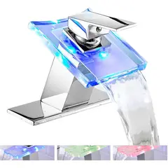 GENERICO - Grifo de cocina con LED de 3 colores