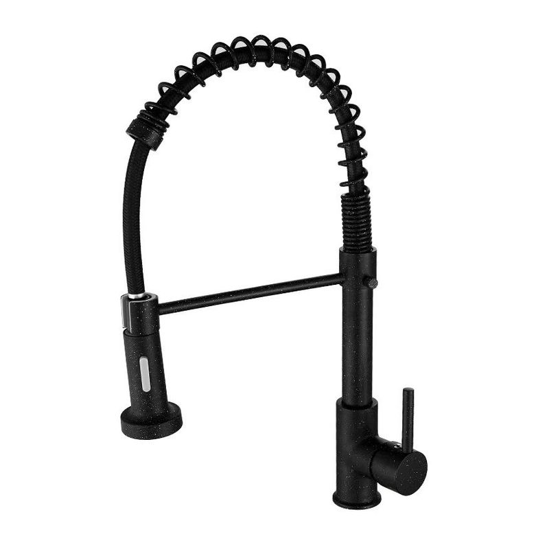 PUREPOWER - Grifo de cocina 360 extensible de acero cepillado.
