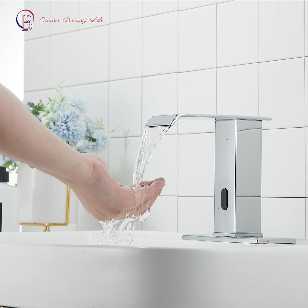 PUREPOWER - Grifo de baño con sensor de movimiento