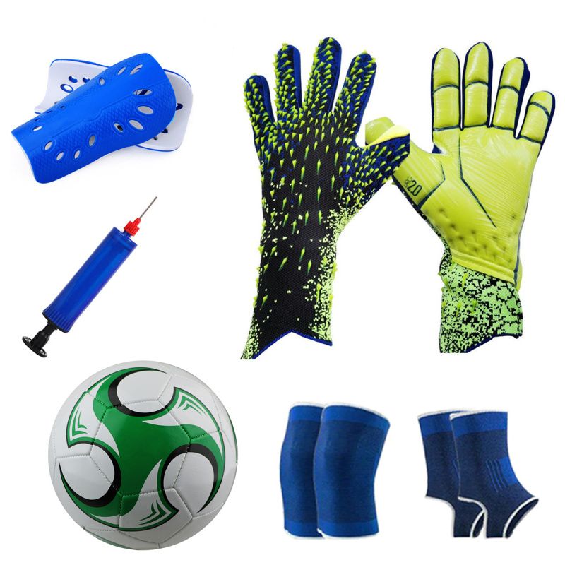 GENERICO - Guantes de portera más kit de entrenamiento y fútbol - 10