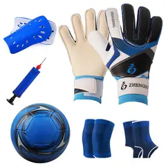 GENERICO - Guantes de portera más kit de entrenamiento y fútbol - 8