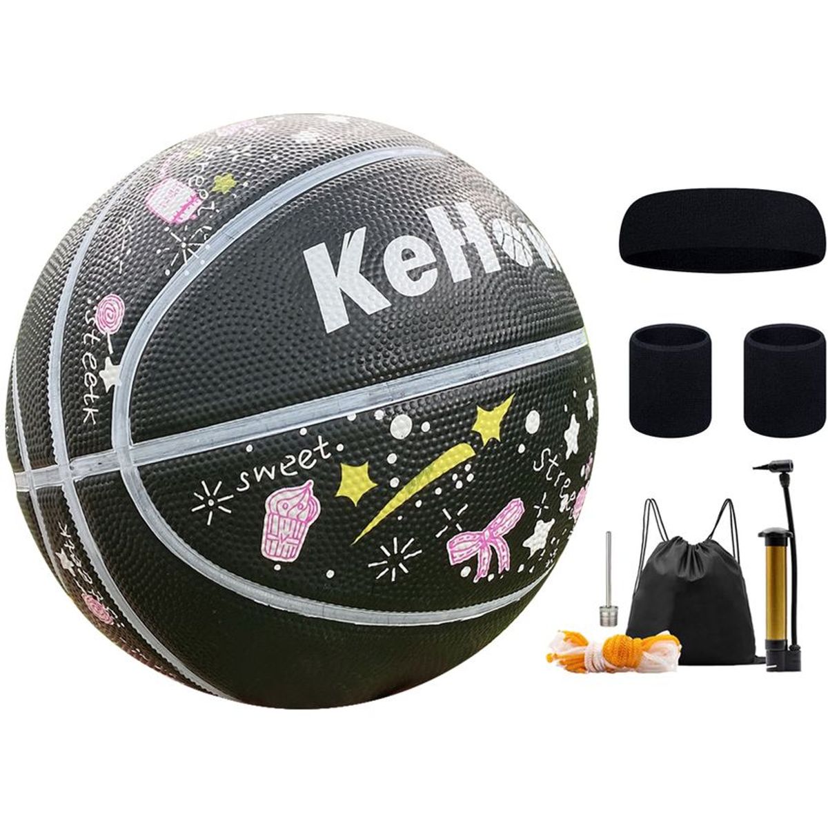 PUREPOWER - Balón de Baloncesto Tamaño 4 para Interiores y Exteriores