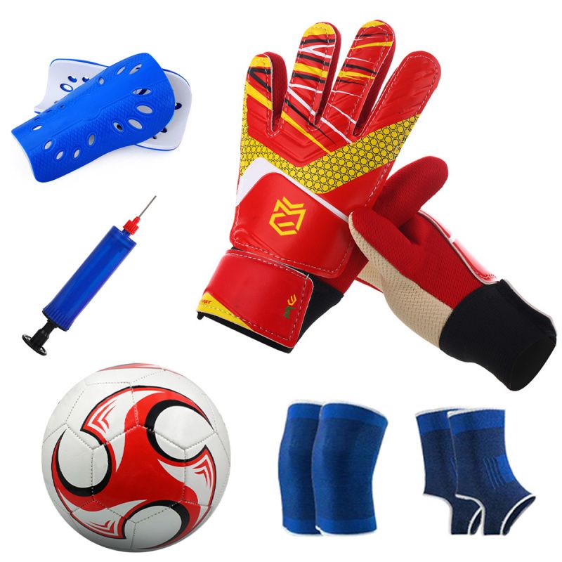 GENERICO - Guantes de portera más kit de entrenamiento y fútbol - 10