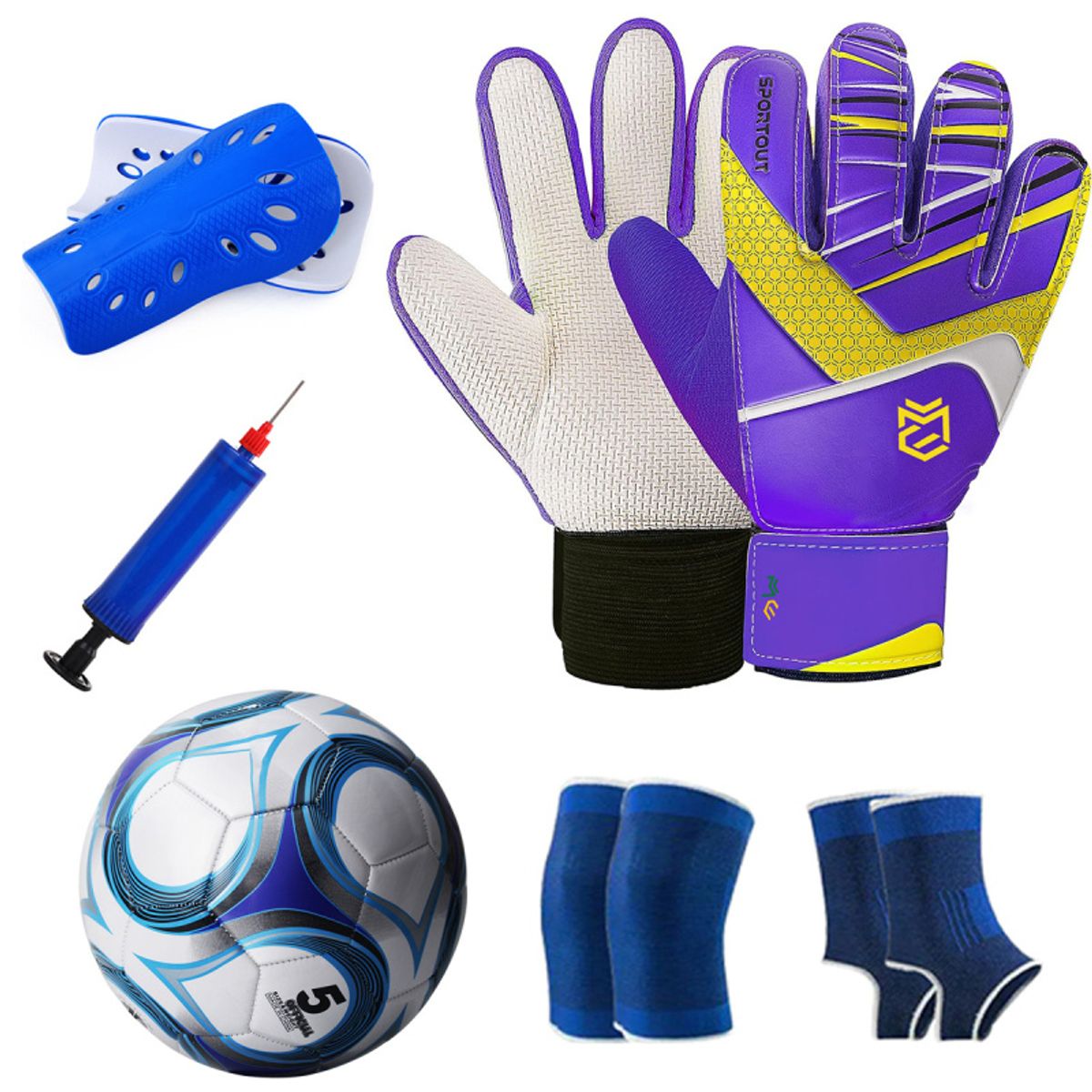 PUREPOWER - Guantes de portera más kit de entrenamiento y fútbol - 8