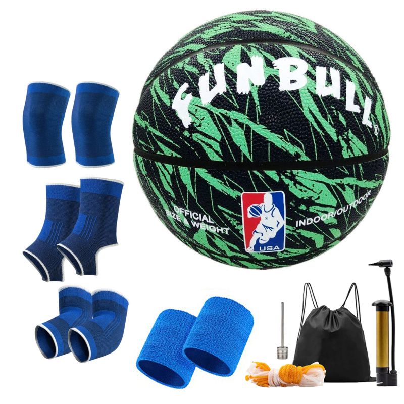 GENERICO - Balón de Baloncesto Tamaño para Interiores y Exteriores