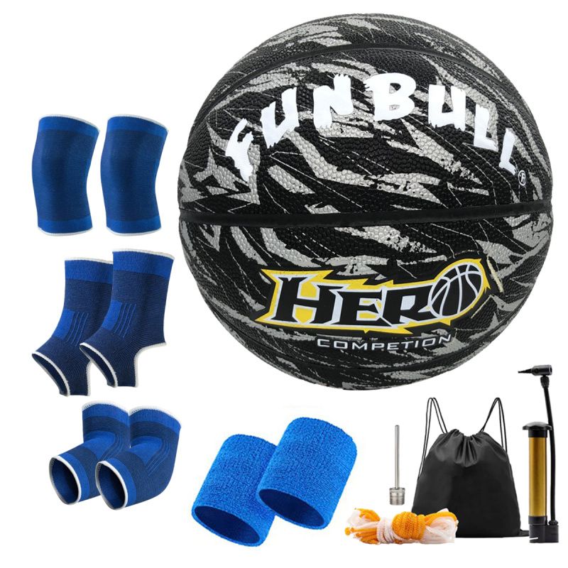 GENERICO - Balón de Baloncesto Tamaño para Interiores y Exteriores