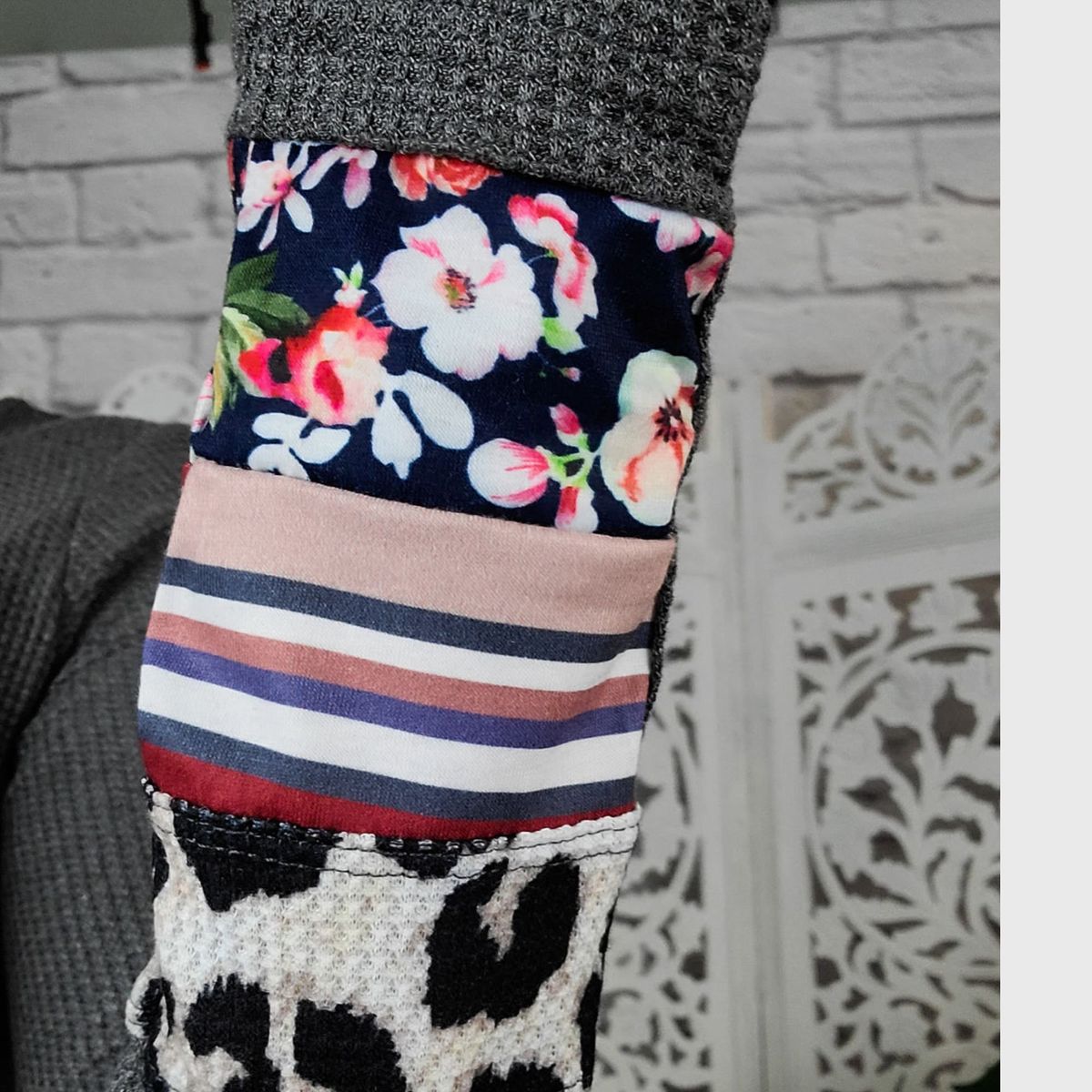 ARRAKASTA - Polera de tela waffle