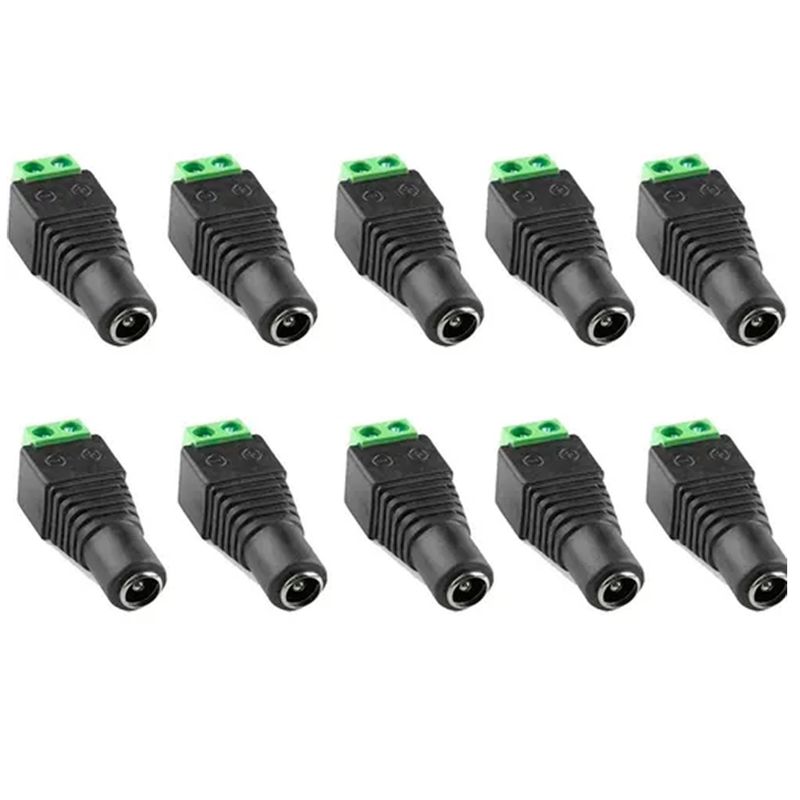 ESHOPANGIE - Pack X10 Conector Dc Hembra De Poder Dc Cámaras