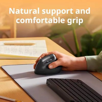 Imagen 2 del producto Mouse Gamer Inalambrico Lift Vertical Lightspeed - Rosa