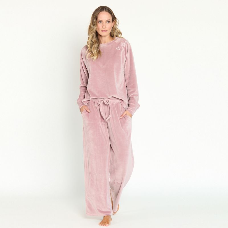 BARBIZON - Pijama de Mujer Elisa Plush Malva