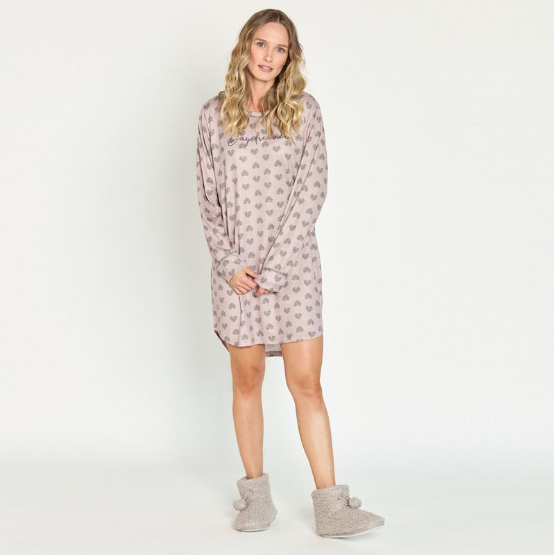 BARBIZON - Camisa de Dormir Capri Rosado