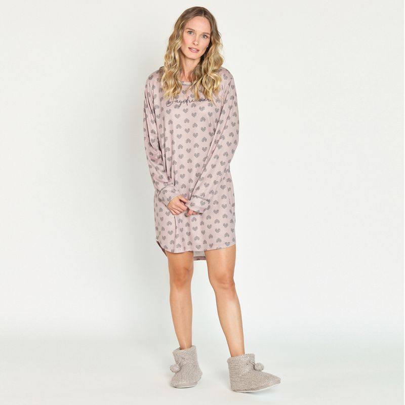 BARBIZON - Camisa de Dormir Capri Rosado