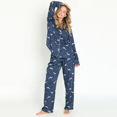 BARBIZON - Pijama de Mujer Helena Azul