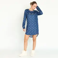 BARBIZON - Camisa de Dormir Capri Azul