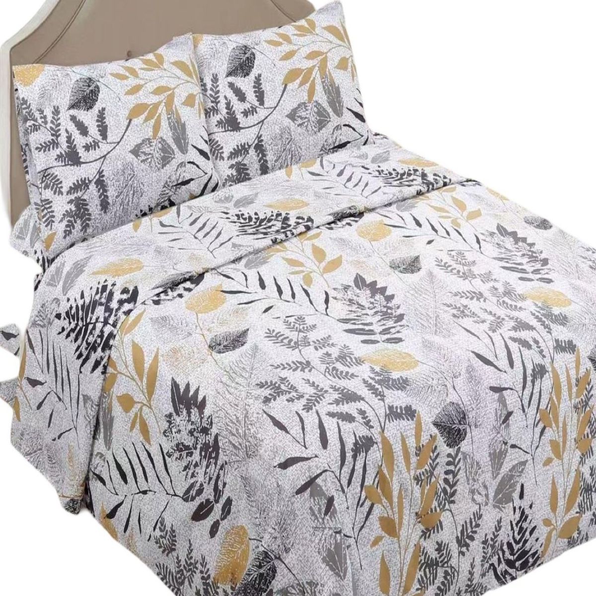 GENERICO - JUEGO DE SABANA PARA CAMA KING CON DISEÑO