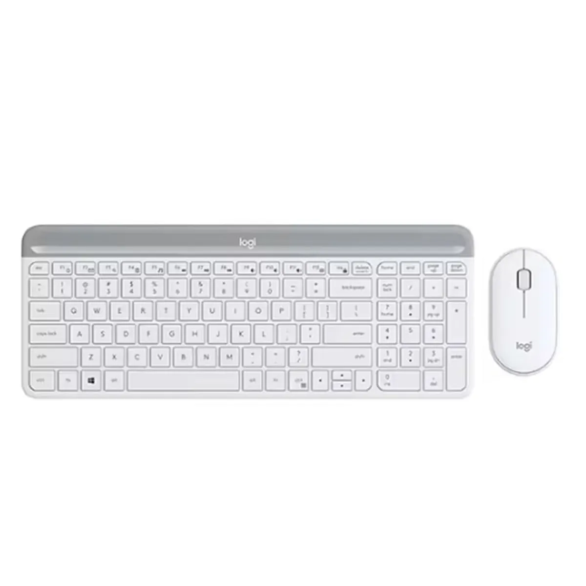 LOGITECH - Kit De Teclado y Mouse Logitech MK470 - Blanco