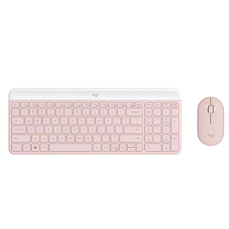 LOGITECH - Kit De Teclado y Mouse Logitech MK470 - ROSA