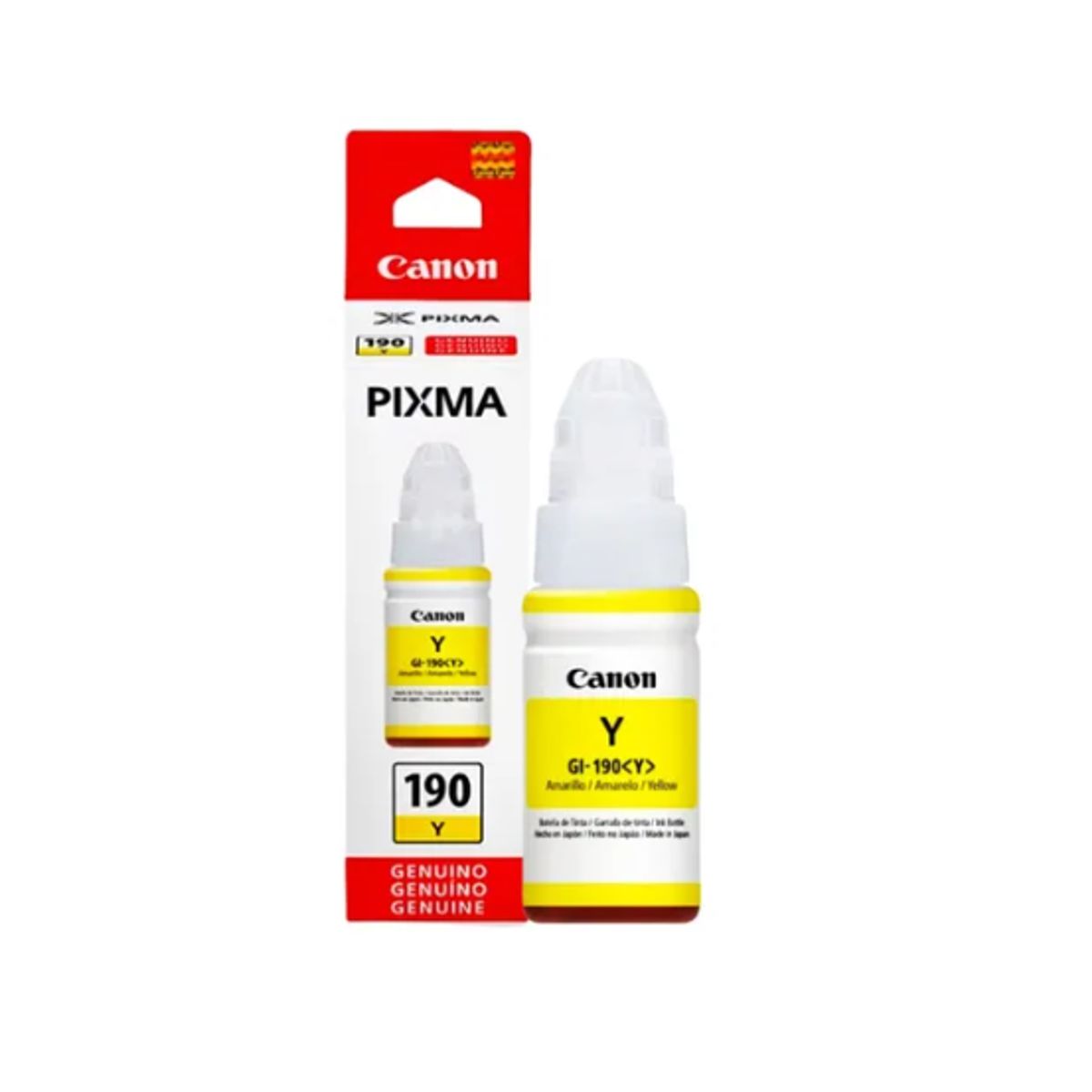 CANON - TINTA YELLOW CANON ORIGINAL GI-190
