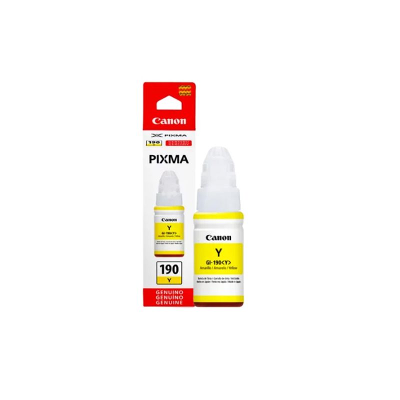 CANON - TINTA YELLOW CANON ORIGINAL GI-190