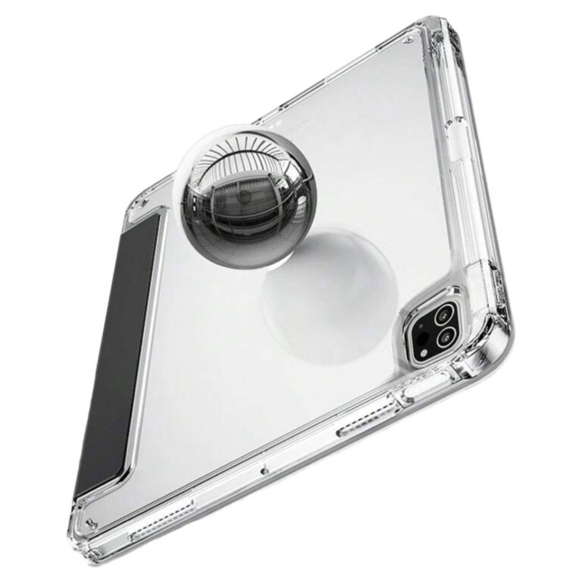 GENERICO - Carcasa Smart Cover Clear Para iPad Air 6 11 M2 2024 Negro