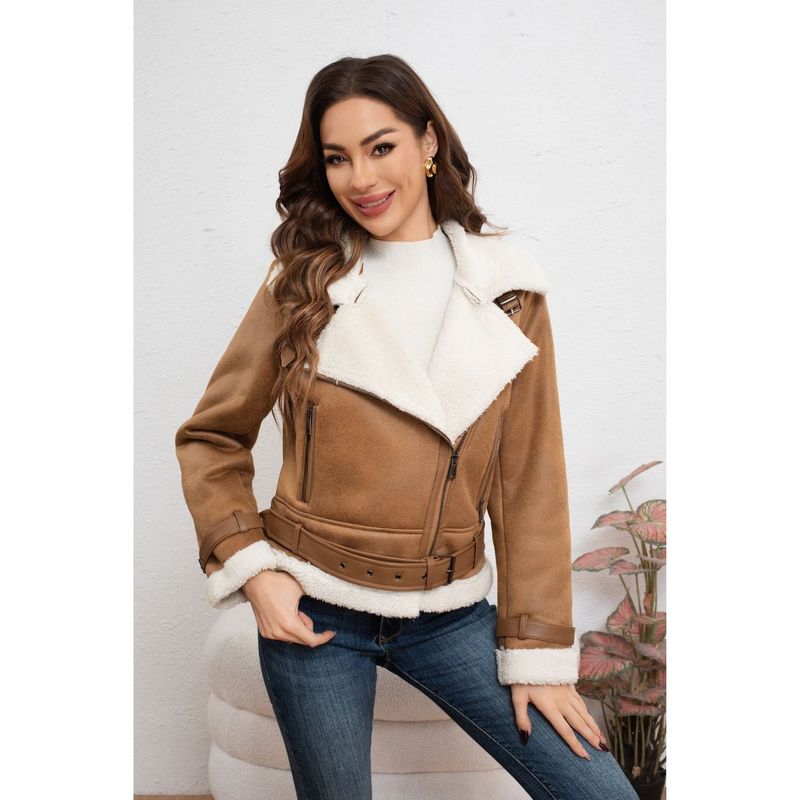 MPROPIA - Chaqueta Mujer Piloto Chiporro Cierres Full Tendencia 7045