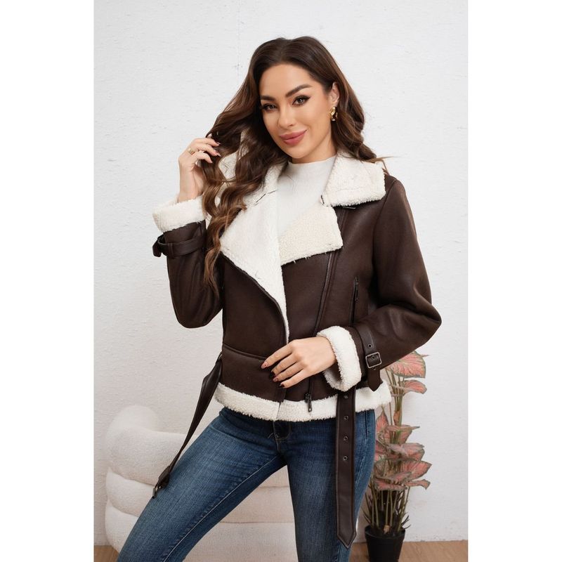 MPROPIA - Chaqueta Mujer Piloto Chiporro Cierres Full Tendencia 7045.