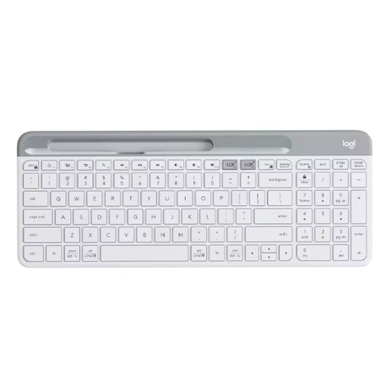 LOGITECH - Teclado Logitech K580 Bluetooth multidispositivo Blanco