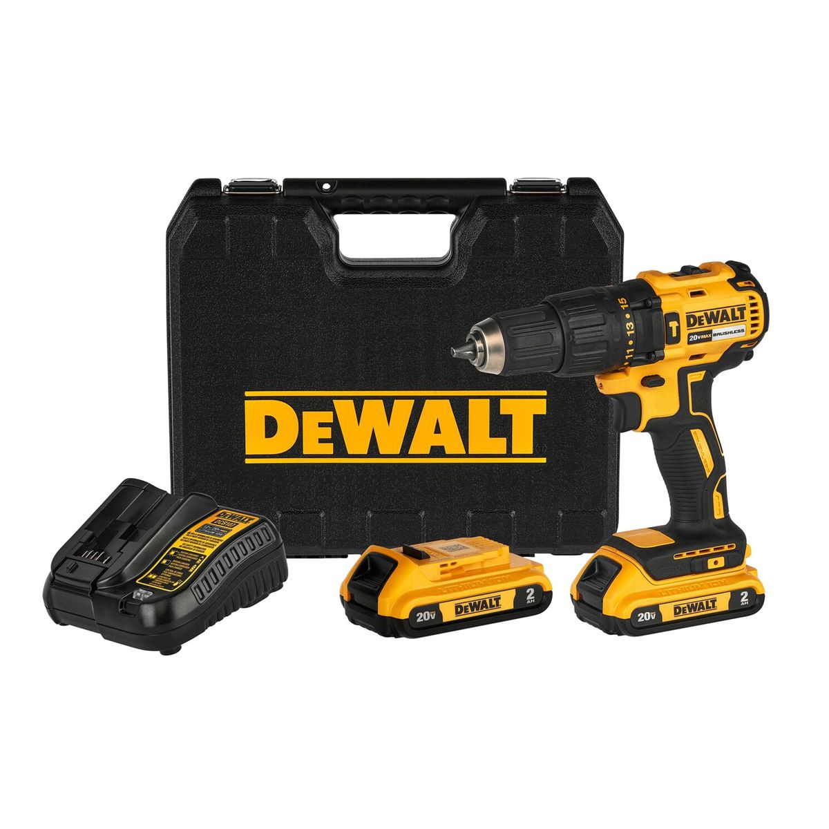 DEWALT - Kit Taladro Percutor 1/2" 20V MAX DEWALT DCD7781D2-B2